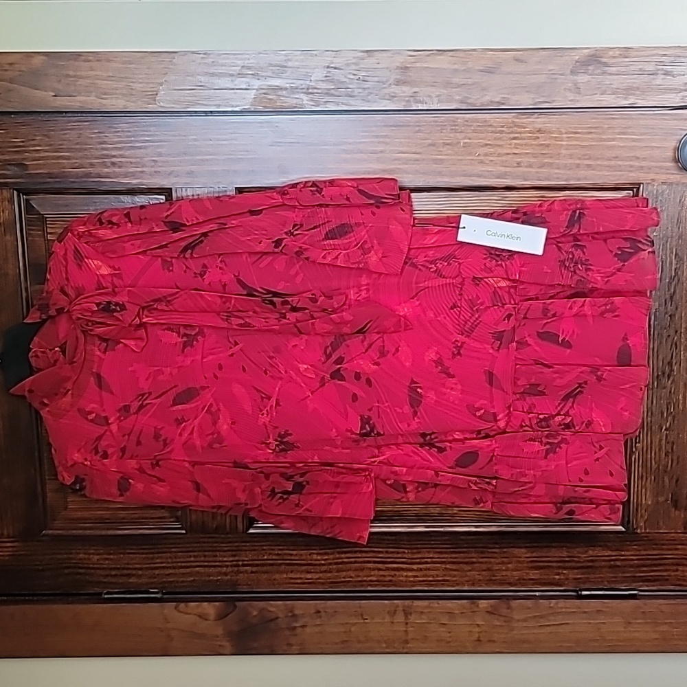 Calvin Klein dress, size 6, red